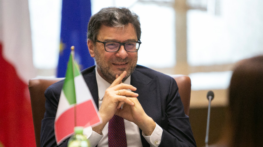 Minister Giancarlo Giorgetti
